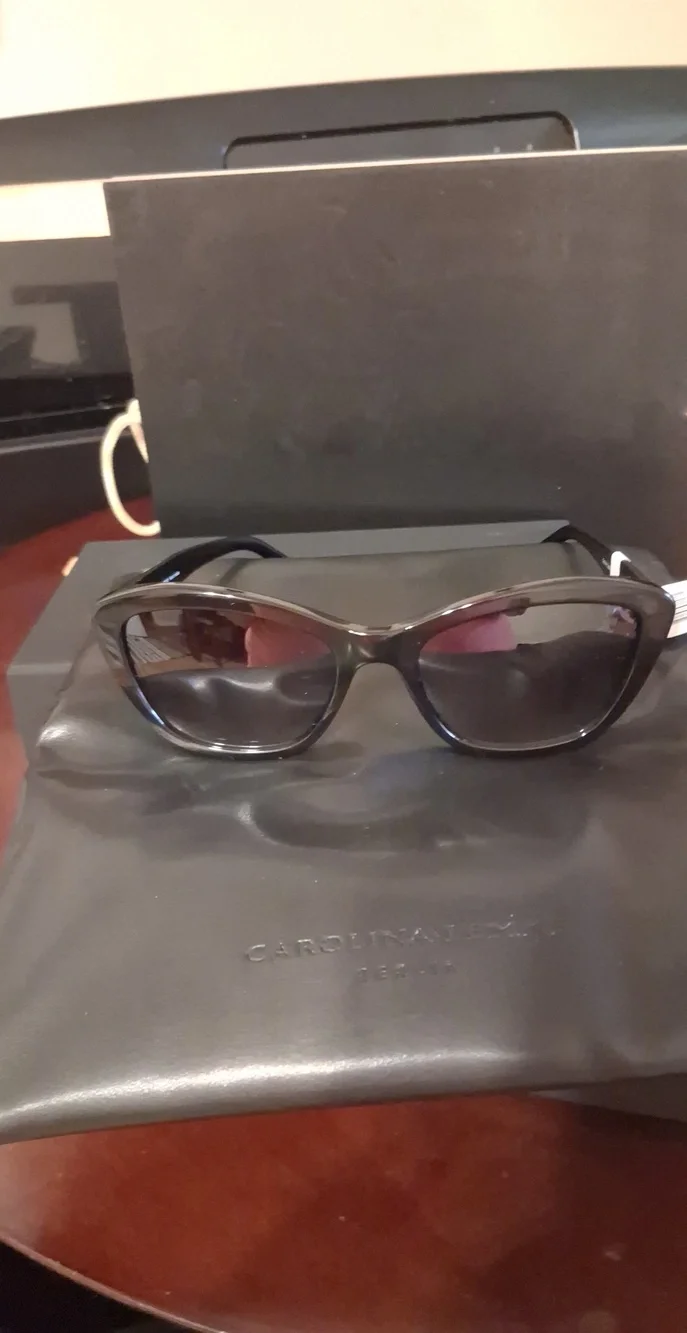 Black Orchid Oversized Butterfly/Cat Eye Carolina Lemke Sunglasses